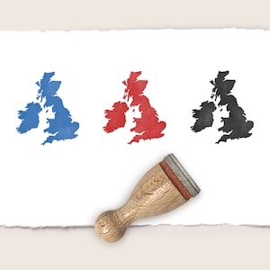 Ministempel Mini-Stempel GROSSBRITANNIEN & IRLAND Ø 12 mm