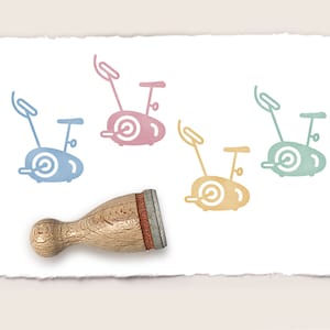 Mini rubber stamp ERGOMETER Ø 12 mm / 0.47 inch