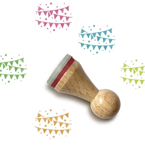 Ministempel WIMPELKETTEN Ø 15 mm Stempel