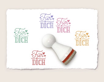 Stempel FÜR DICH Ø 15 mm Ministempel