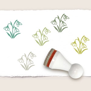 Stempel SCHNEEGLÖCKCHEN Ø 15 mm Ministempel