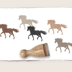 Stempel TRABENDES PFERD Ø 12 mm Ministempel