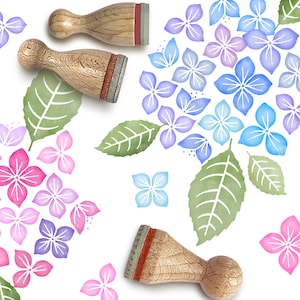Stempel-Set HORTENSIE / 8 Stempel