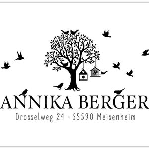 Retouradresstempel VOGELS