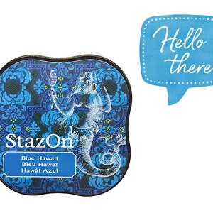 Stempelkissen StazOn Midi BLUE HAWAII wasserfest