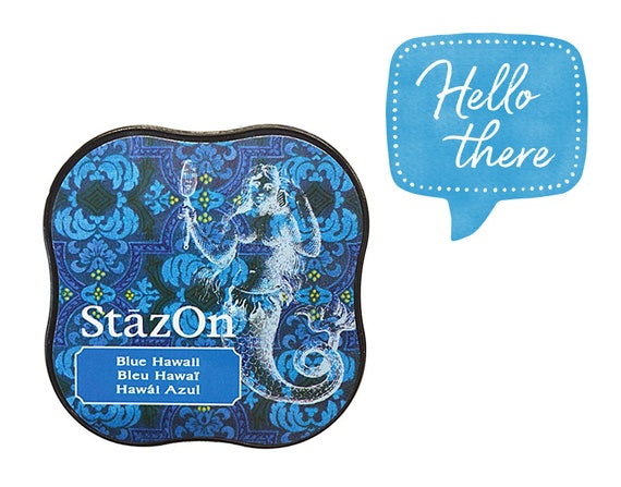 StazOn Solvent Ink Pad Teal Blue