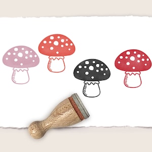Mini stempel gumowy MUCHOMOR Ø 12 mm / 0,47 cala