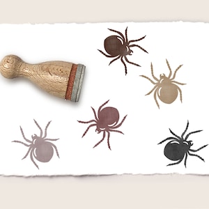 Mini rubber stamp TICK Ø 12 mm / 0.47 inch