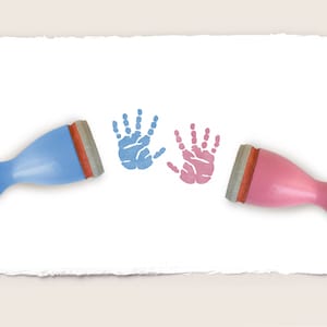 Stempel-Set HANDABDRÜCKE Ø 12 mm / 2 Ministempel im Set