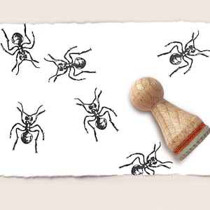 Mini rubber stamp ANT Ø 15 mm / 0.59 inch