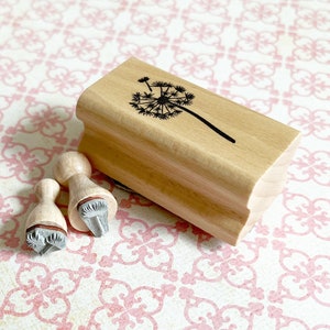 Rubber stamp set BLOWBALL / 3 pieces / 60 x 30 mm / 1.18 x 2.36 inches image 5