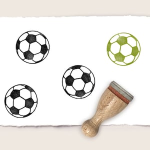 Ministempel Mini Stempel FUSSBALL Ø 12 mm