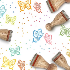 Ministempel SCHMETTERLINGE Ø 12 + 15 mm
