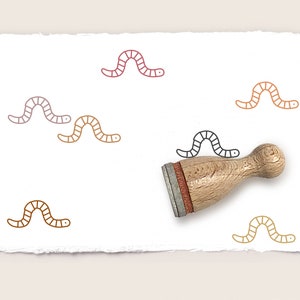Ministempel WURM Ø 12 mm Stempel