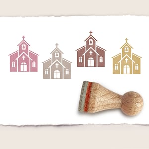 Stempel KIRCHE Ø 15 mm Ministempel