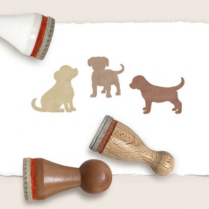3 Stempel WELPEN / Ministempel-Set 3-teilig Ø 12 + 15 mm
