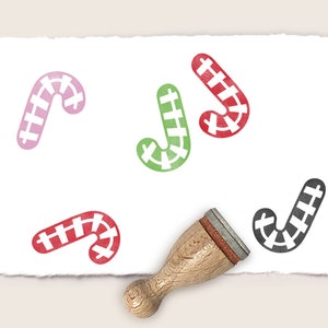 Mini rubberen stempel SNOEPJE Ø 12 mm / 0,47 inch