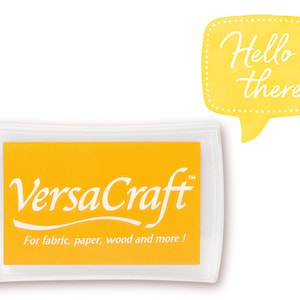 Ink Pad VersaCraft LEMON YELLOW large