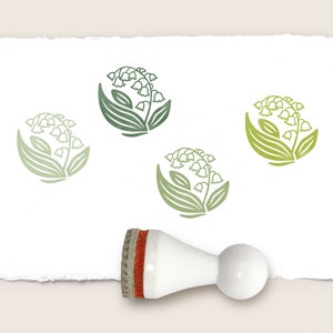 Mini tampon en caoutchouc Muguet Ø 15 mm / 0,59 pouce