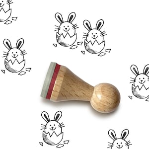 Ministempel OSTERHASE Ø 15 mm Stempel