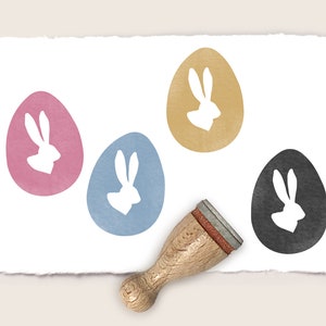 Ministempel Mini Stempel OSTEREI Hase Ø 12 mm