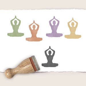 Ministempel YOGAPOSE 01 Ø 12 mm Stempel