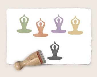 Ministempel YOGAPOSE 01 Ø 12 mm Stempel