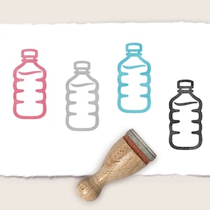 Ministempel Mini Stempel WASSERFLASCHE Ø 12 mm