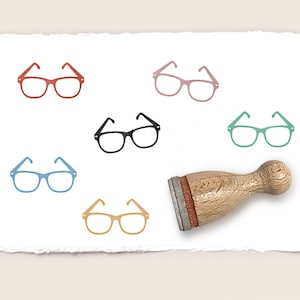 Mini rubberen stempel BRIL Ø 12 mm / 0,47 inch