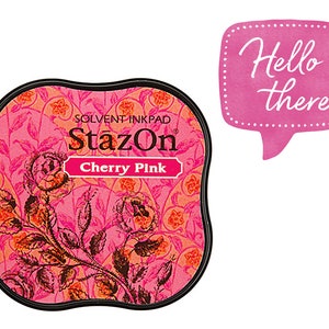 Tampone per inchiostro StazOn Midi CHERRY PINK permanente