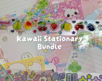 Stationary Bundle, heisei retro stationary bundle, Japanese stationary bundle, kawaii stationary bundle, Penpal Stationary Bundle, cute memo