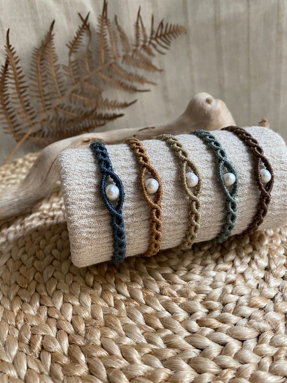 Etsy macrame bracelets sale