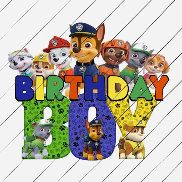 Paw Patrol - Birthday Boy 2 PNG