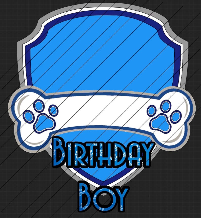 Birthday Boy Badge PNG - Etsy