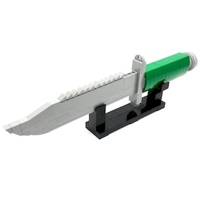 Rambo First Blood Knife Custom Lego Model PDF Instructions