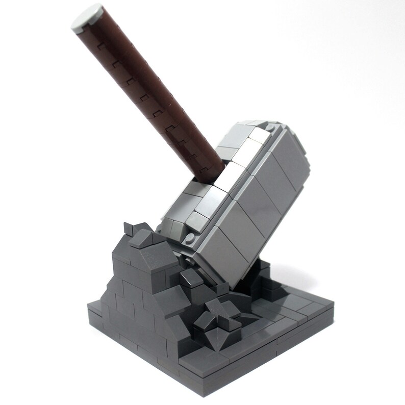 custom lego mjolnir