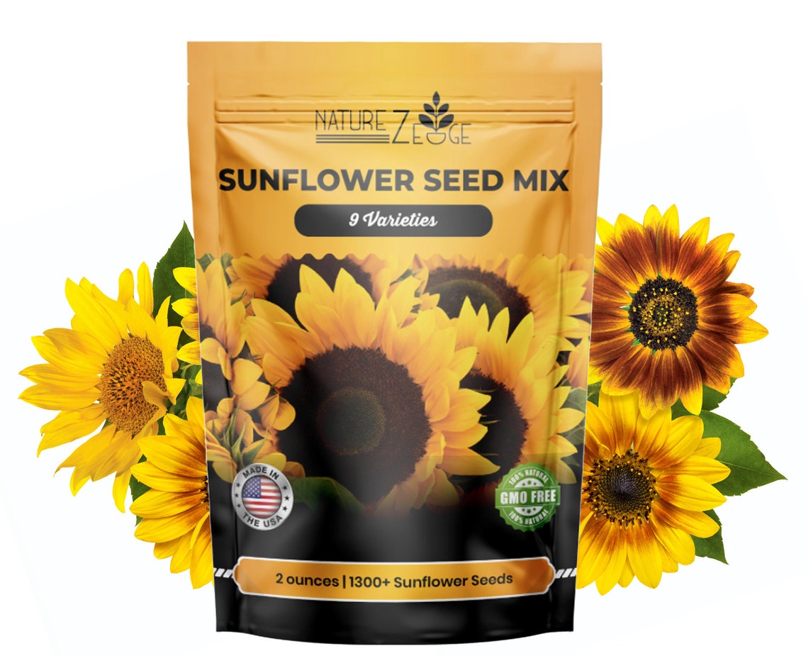 1300 Sunflower Seeds Variety Pack Sunflower Seeds for Etsy