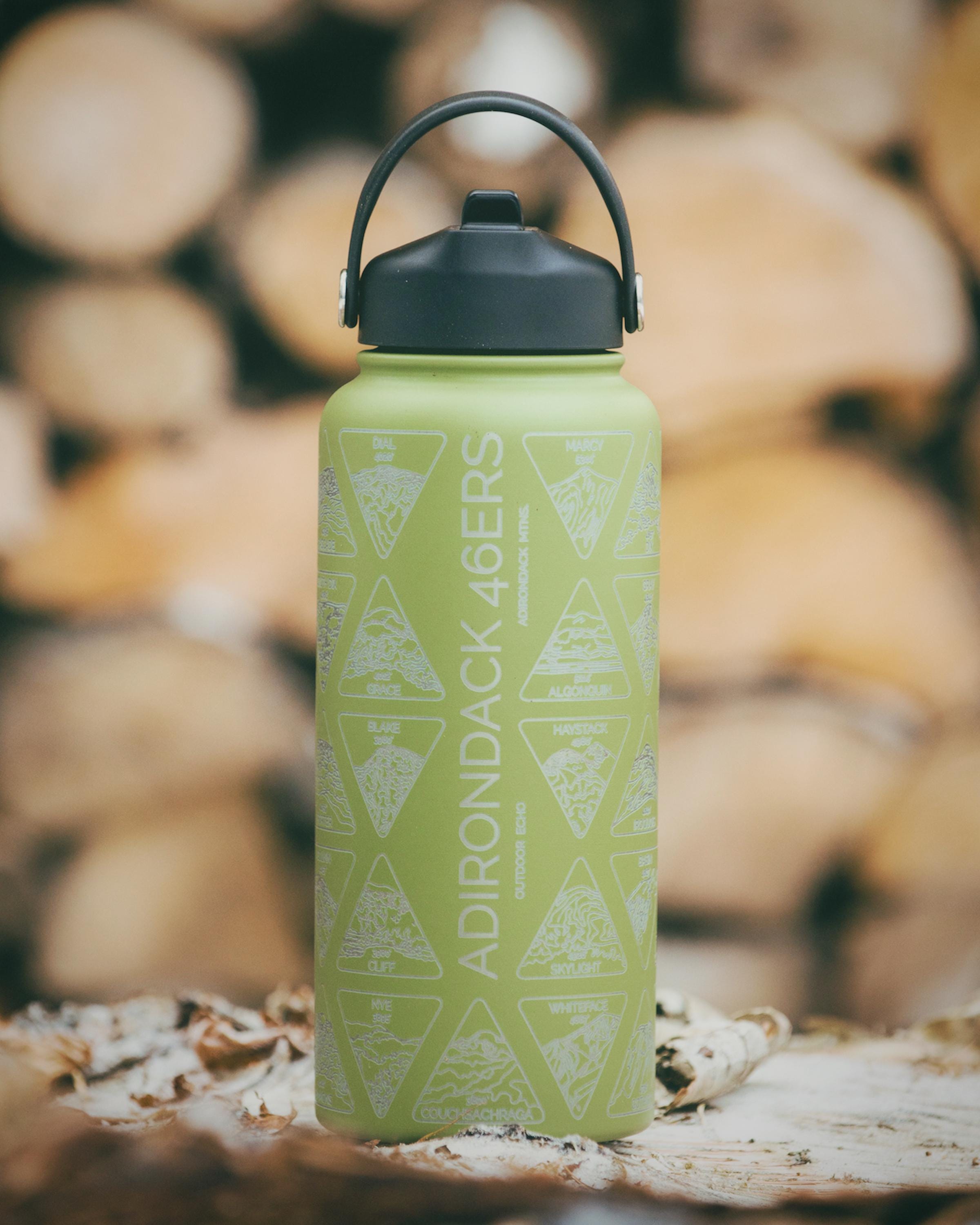 Adirondack 46er Checklist Water Bottle Hiking ADK 46 High Peaks