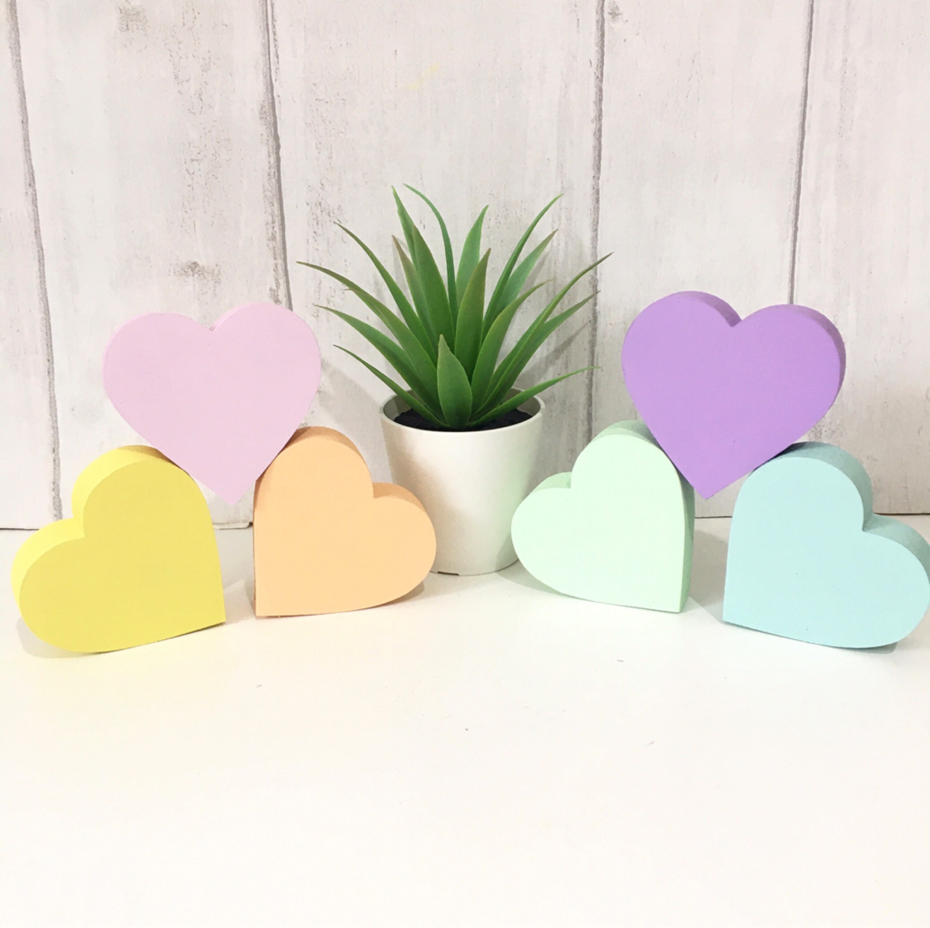 Mini Wooden Hearts Heart Shelf Accessories Stacking Hearts Etsy UK