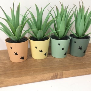 Artificial plant, artificial plant pot, fake plant decor, small fake plants, fake plant for shelf, dinosaur bedroom accessories