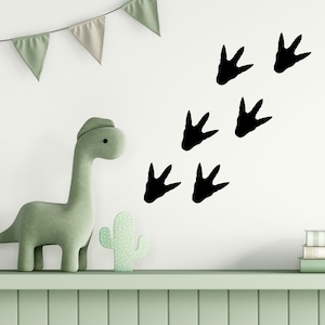 Dinosaur Footprint Stickers, Vinyl Wall Decals