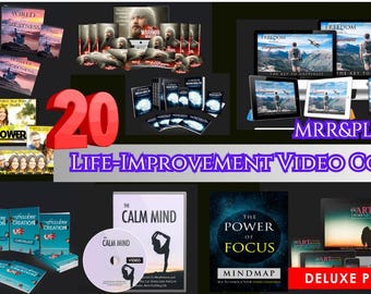 Confidence Mastery Bundle/Self-Help Courses | Personal Growth, Confidence Building, Life Transforming/PLR/MRR