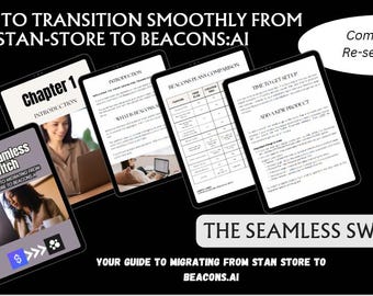 Beacons: Ai Guide/The Seamless Switch/How to transition from Stan Store to Beacons.ai Smoothly/DFY Digital Product/Private Label Rights