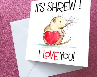 Anniversary Card - Love You Card - Love Card - Valentines Card - Birthday Card - Pun Card