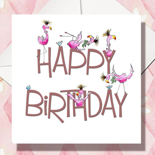 Flamingo Printable - Etsy
