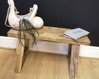 Large Rustic Stool by Ancient Mariner Furniture, Tree Root Furniture, Living Room, Dining Room, Hallway, Bathroom