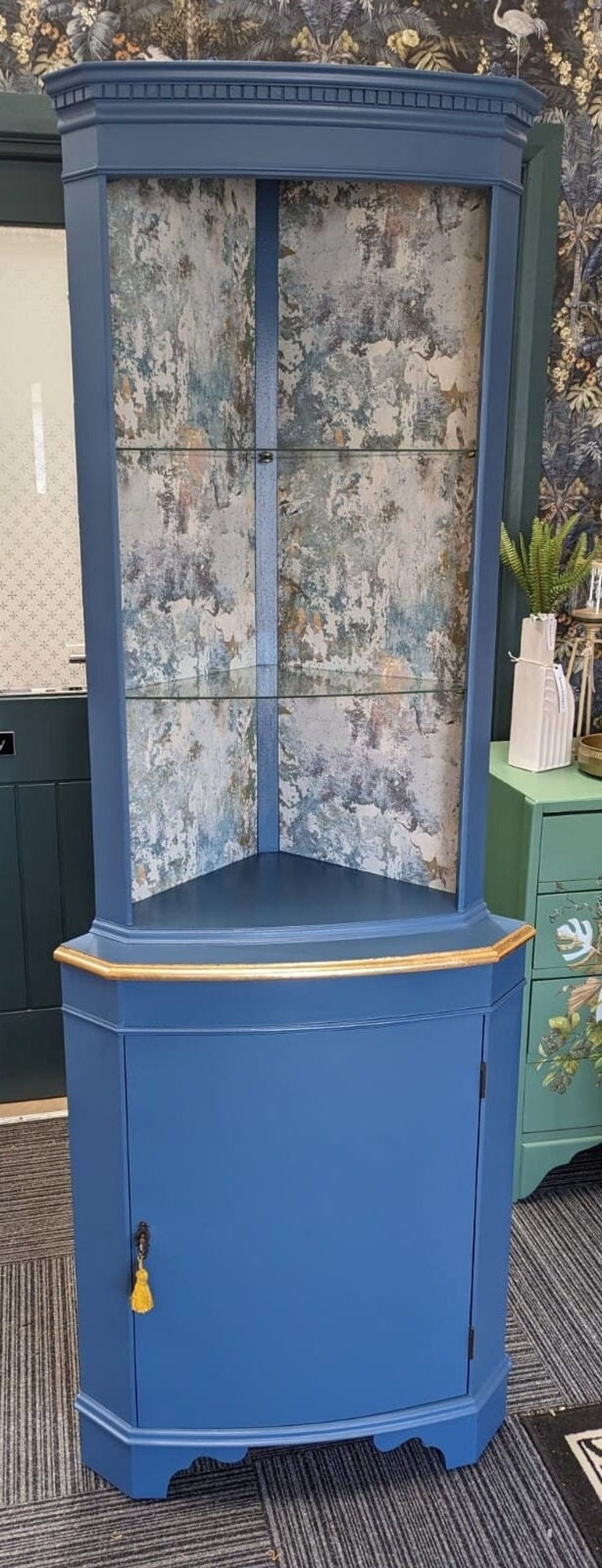 Upcycled corner cabinet discount