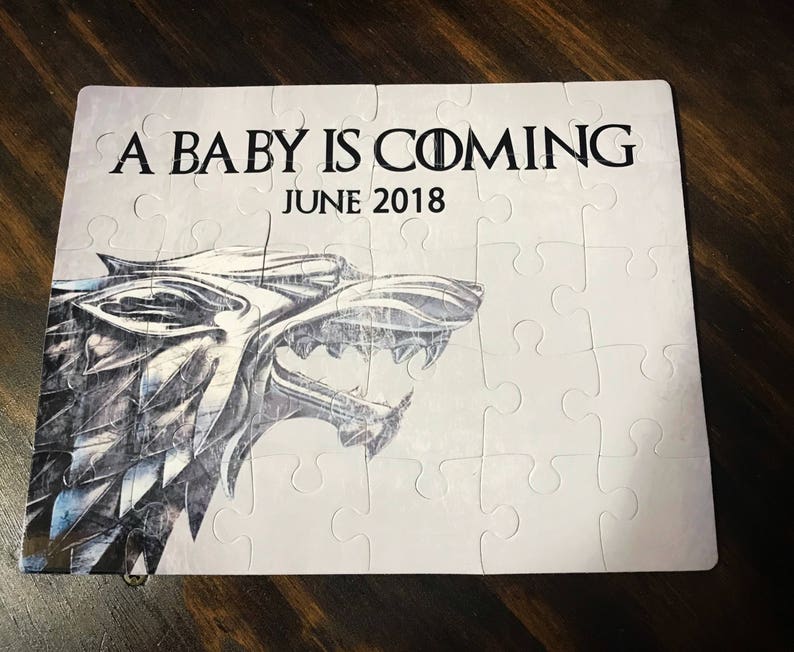A baby is coming.