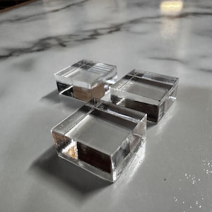 clear acrylic thick plexiglass clear square cube clear mineral display square cake base clear base square mineral display square craft sheet plexiglass sheet clear sheet lucite clear