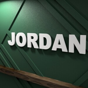 Customize - 1/2β Thick! White PVC Letters - Light Weight and Affordable ...